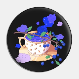 Blueberry Tea Pin