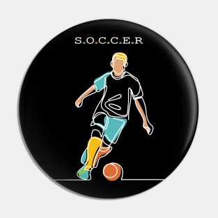 Soccer Sport Pin