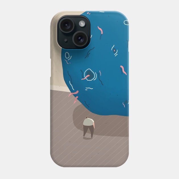 A Strange and Mysterious Slime Ball Phone Case by dalebrains