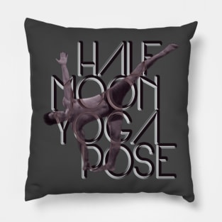 Half moon yoga pose Pillow
