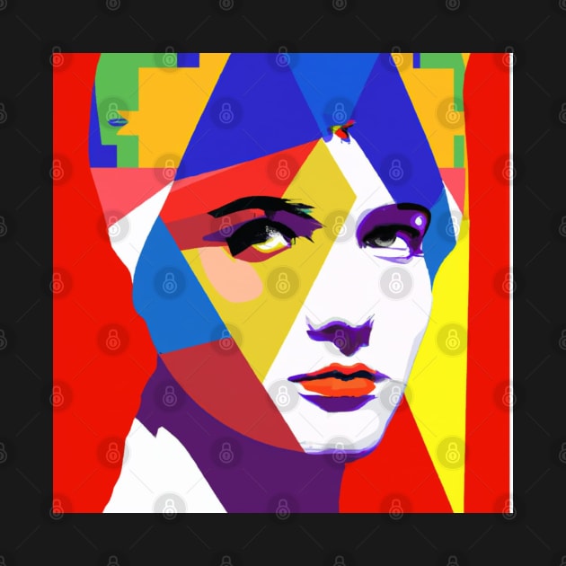 Geometric Popstar by CozyCanvas