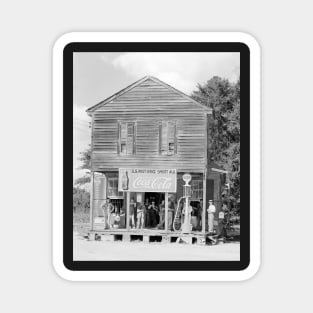 General Store & Post Office, 1935. Vintage Photo Magnet