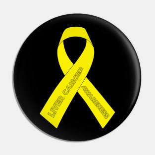 Liver Cancer Awareness Pin