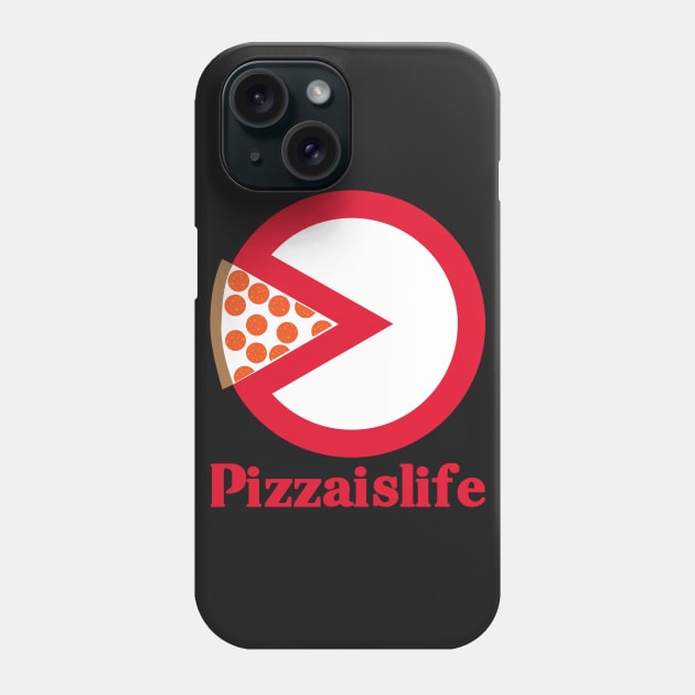 Pac Pizza Phone Case by PizzaIsLife