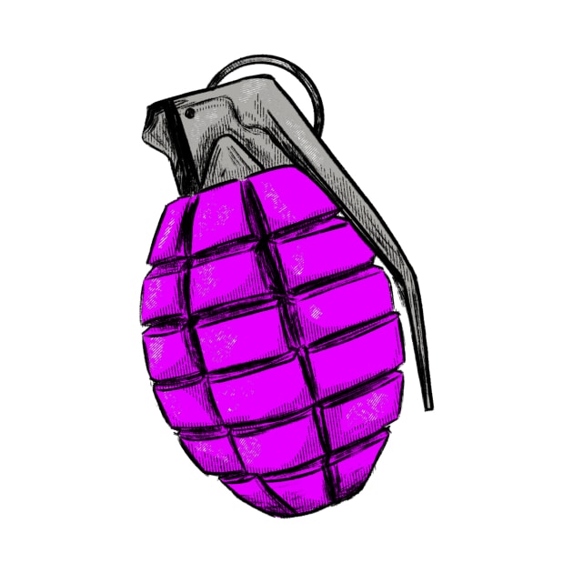 pink grenade. by   JRF