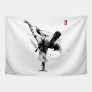 Karate Sensei Tapestry