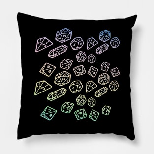 It's Raining Dice Pillow