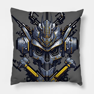 Mecha Skull S01 D24 Pillow