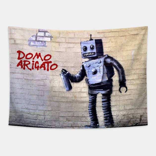 Domo Arigato Mr Roboto Tapestry by Barn Shirt USA