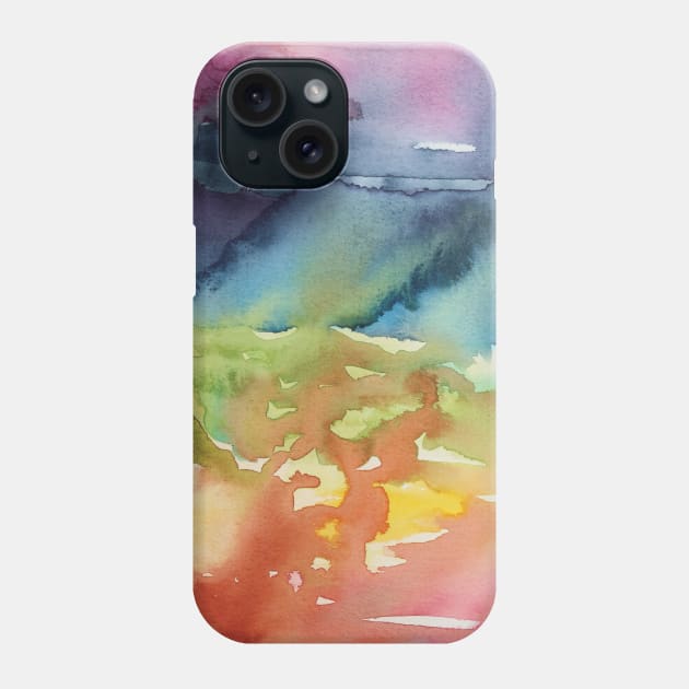 Watercolor Fight Club Phone Case by Shirtacle