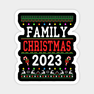 christmas 2023 - family christmas 2023 Magnet