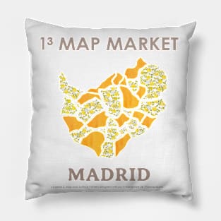 Madrid Map - Full Size - Pillow