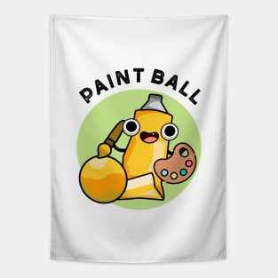 Paintball Cute Paint Pun Tapestry