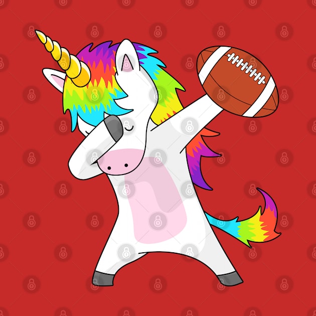 Dabbing Unicorn Football by Stoney09