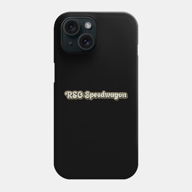 REO Speedwagon - Vintage Text Phone Case by Arestration