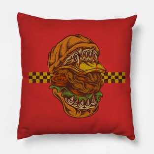 Monster Burger Pillow