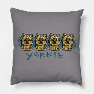 YORKIE Yorkshire Terrier Pillow