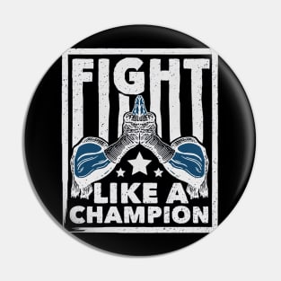 fight like a champion - Muay Thai Pin