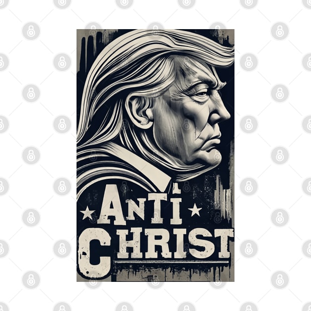 Trump Anti Christ by Dysfunctional Tee Shop