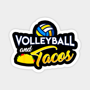 Volleyball and Taco Food Sport Magnet