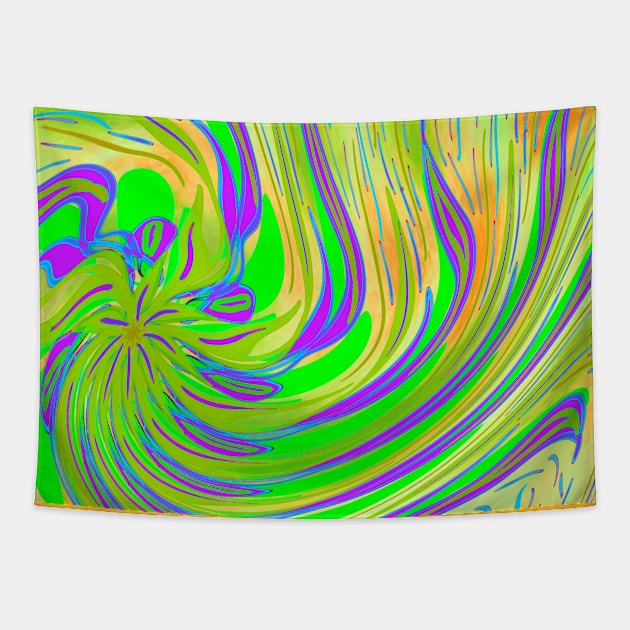 Artistic abstract Tapestry by colors