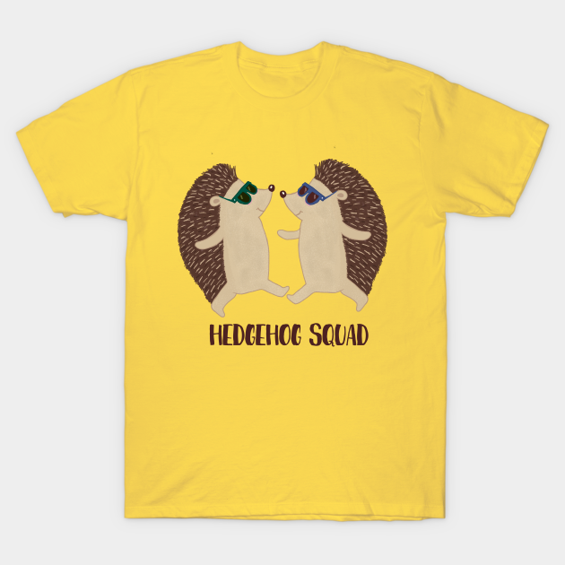 Discover Hedgehog Squad, Funny Cute Hedgehog Lover - Hedgehog - T-Shirt