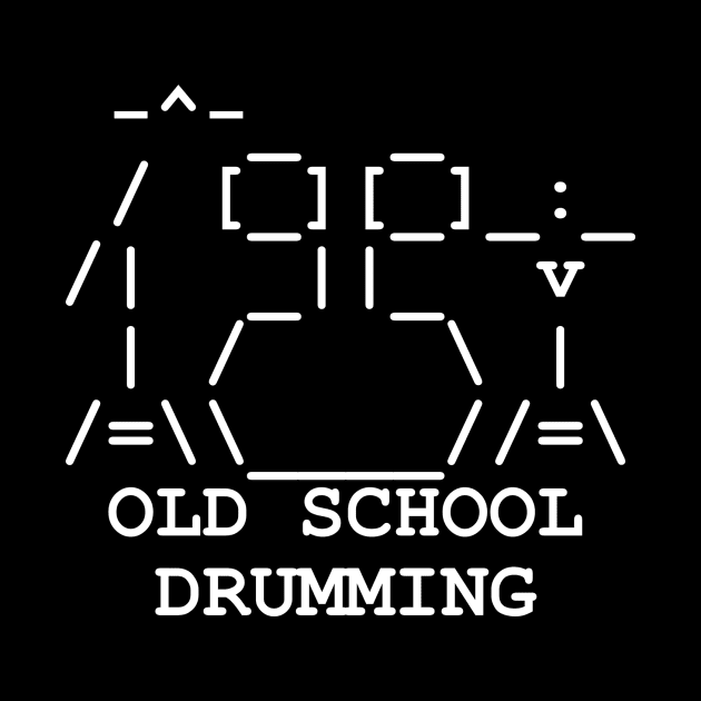 Old School Drummer by drummingco