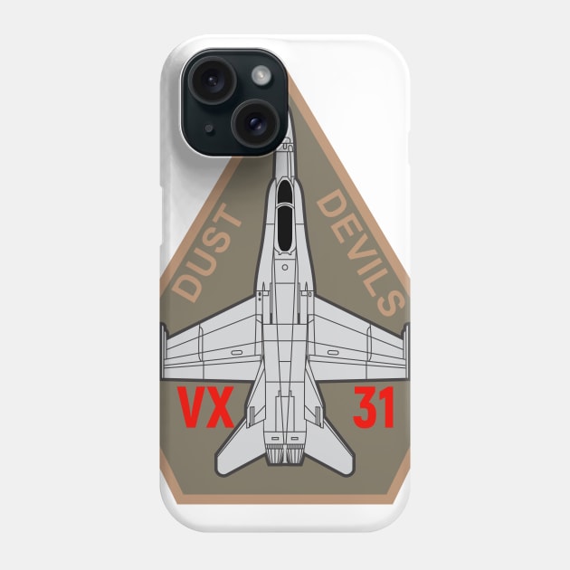 VX-31 - Dust Devils - Hornet Phone Case by MBK