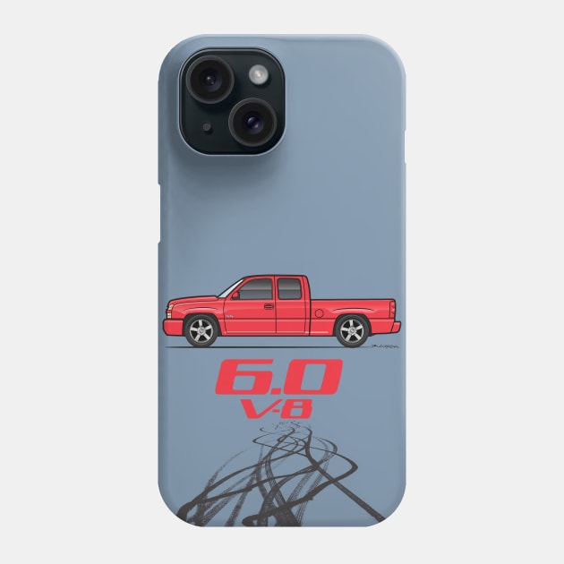 Red 6.0 V8 Phone Case by JRCustoms44