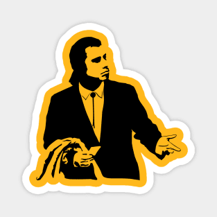 Confused Travolta Pulp Fiction Magnet