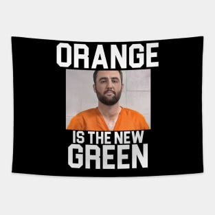 SCOTTIE SCHEFFLER - Orange Is The New Green Tapestry