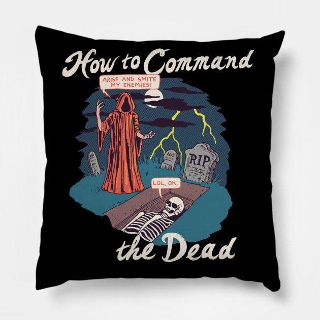 How To Command The Dead Pillow by Hillary White Rabbit