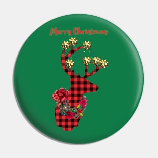 Tacky Reindeer Merry Christmas Pin