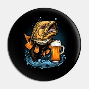 I love beer and fishsing Pin