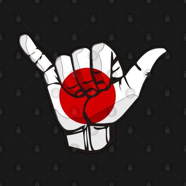 Shaka sign Japan flag by LiquidLine