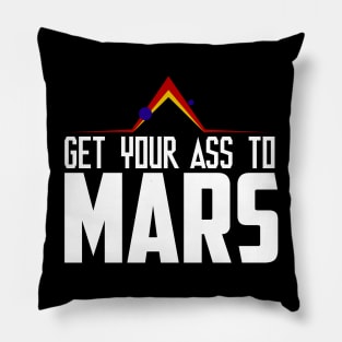 Get Your Ass to Mars v2 Pillow