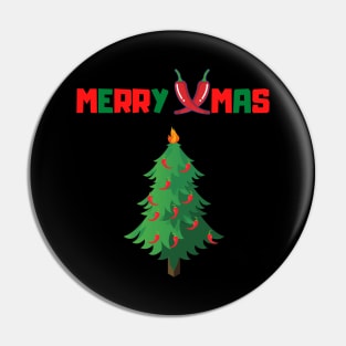 Merry Chilli Xmas Pin