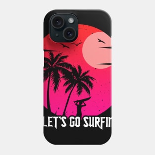 Red Surf Logo Phone Case