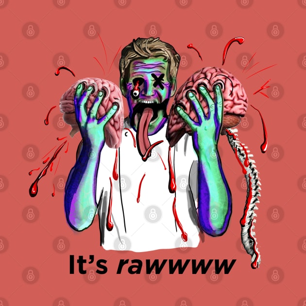 Gordon Ramsay, Brain eating Zombie by SmerkinGherkin