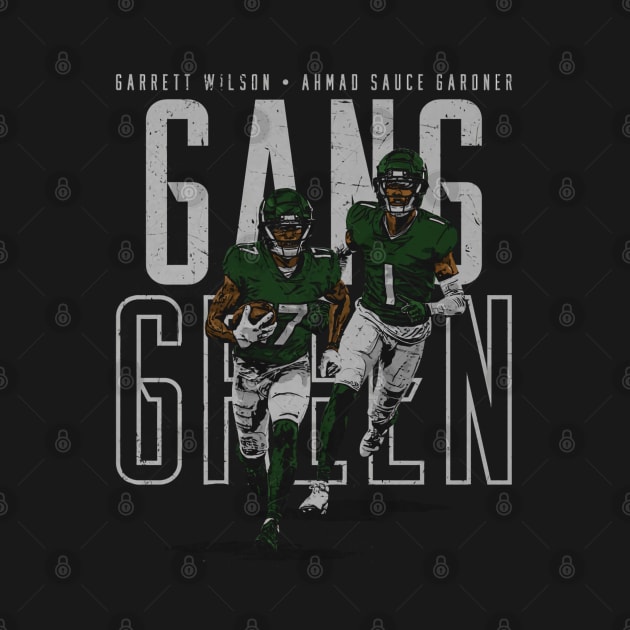 Sauce Gardner & Garrett Wilson New York J Gang Green by danlintonpro