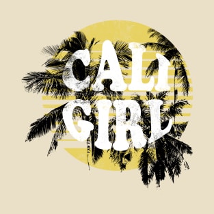 Retro Vintage California Cali Girl Summer Beach 1 T-Shirt