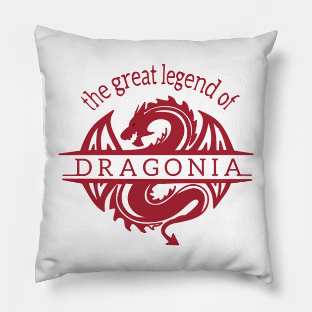 The great legend of dragonia Pillow by Aisa.store