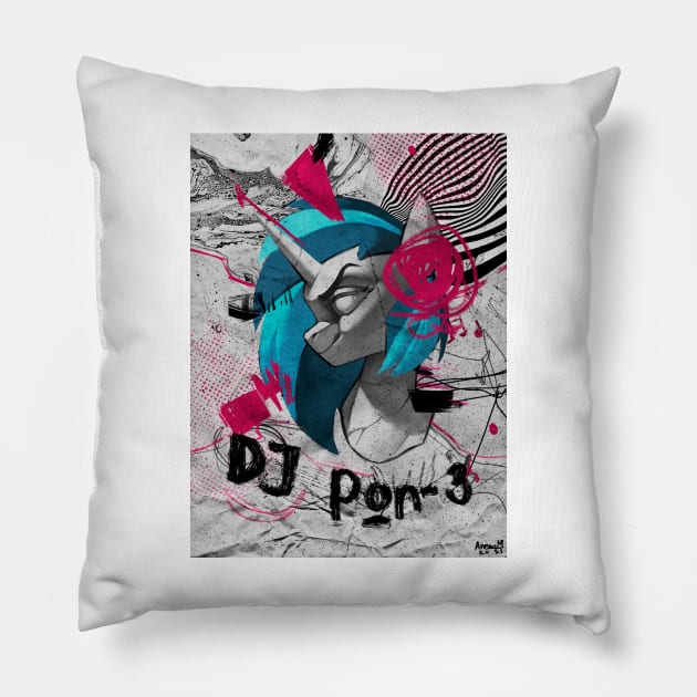 Vinyl Pillow by AnnnaM