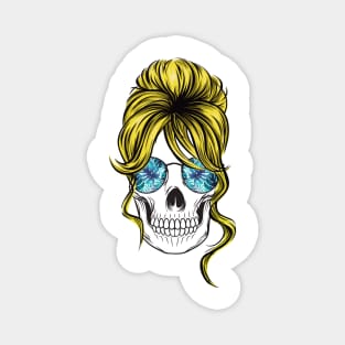 Girl skull Magnet