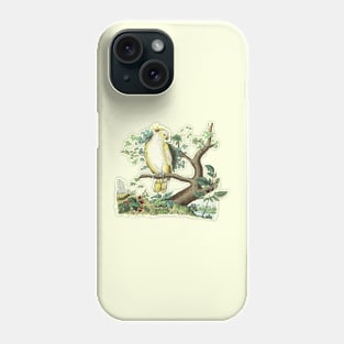 Cockatoo Bird Wildlife Illustration Phone Case