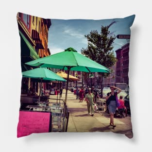 First Street, Hoboken, NJ Pillow