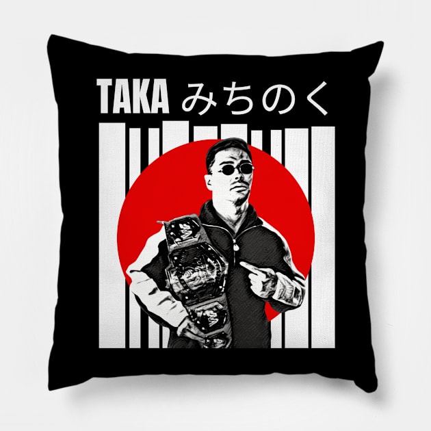 TAKA 25 Pillow by DDT Shirts