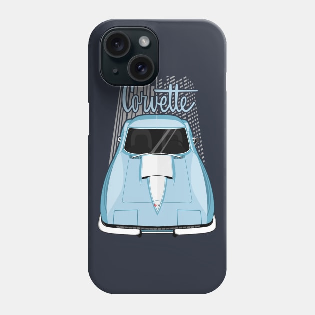 Corvette C2 - Blue Phone Case by V8social