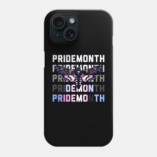 Pride Moth Trans Phone Case