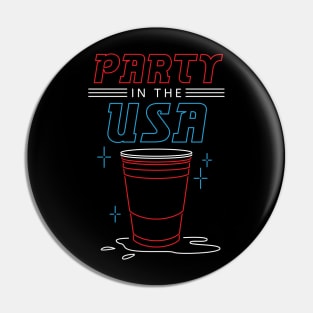 Party USA - 4th of July America Pin